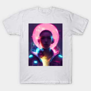 Cyberpunk saint girl T-Shirt